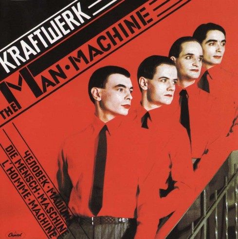 Artist: Kraftwerk Album: The Man-Machine Designer: Karl Klefisch/Günther Fröhling